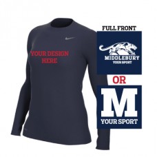 Nike Women's L/S Legend (Navy) 